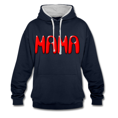 geburtstagsgeschenke mama Hoodie - MAMA MUTTER MAMI MUTTERTAG SCHRIFTZUG SCHRIFT