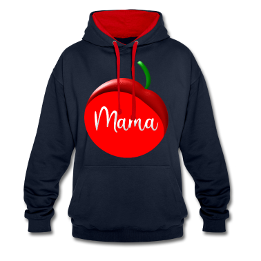 geburtstagsgeschenke mama Hoodie - KIRSCHEN KIRSCHE MAMA MUTTER WERDEN OBST