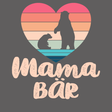 Motiv Mama Bär Herz geburtstagsgeschenk für mutter Mamab