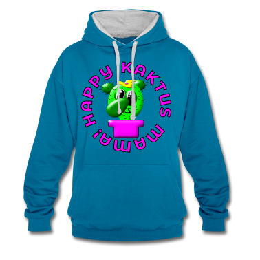 geburtstagsgeschenke mama Hoodie - HAPPY KAKTUS MAMA KAKTEEN LUSTIGE PFLANZEN MUTTER