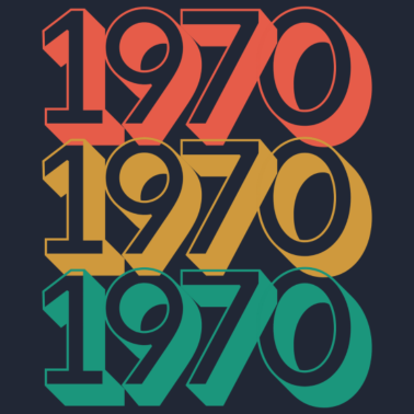 Motiv 1970 Geburtstagsgeschenk