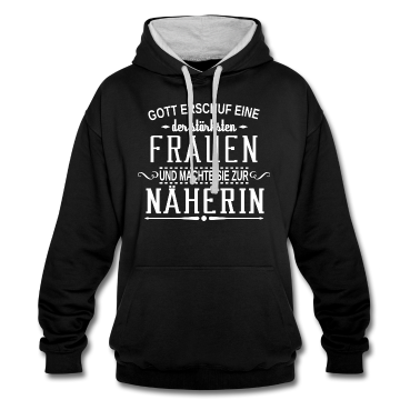 geburtstagsgeschenke mama Hoodie - Schneiderin Näherin Nähen Beruf Mama Geschenk