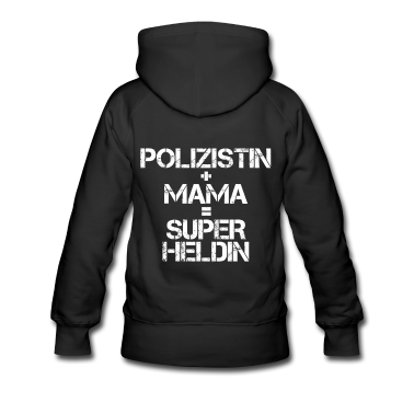 geburtstagsgeschenke mama Hoodie - Polizistin Mama Superheldin lustig Geschenk