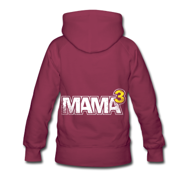 geburtstagsgeschenke mama Hoodie - Mamamotiv > Mama hoch drei Mama³ > Mama des Jahres
