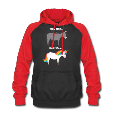 geburtstagsgeschenke mama Hoodie - Deine Mama - Meine Mama - Muttertag Geschenk