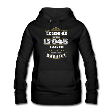 geburtstagsgeschenke mama Hoodie - 33. Geburtstag T-Shirt Geschenk