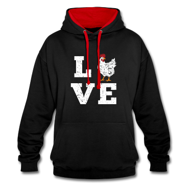 geburtstagsgeschenke mama Hoodie - Hühnerzucht Farmer Love Geburtstagsgeschenk