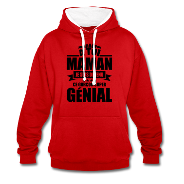 geburtstagsgeschenke mama Hoodie - Dank Mama bin ich ein super toller Junge geworden.