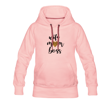 geburtstagsgeschenke mama Hoodie - wife mom boss Shirt Muttertag T-Shirt - Mama Shirt