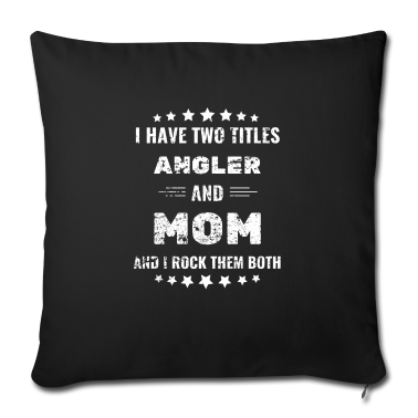 geburtstagsgeschenke mama Kissenbezug - Angler Geburtstagsgeschenk Mama Angeln Fischen