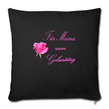 geburtstagsgeschenke mama Kissenbezug - Geburtstagsgeschenk für die Mama mit Blumen Design