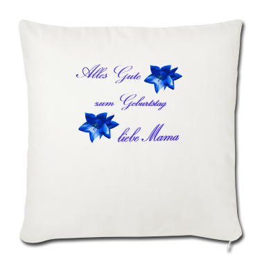 geburtstagsgeschenke mama Kissenbezug - Geburtstagsgeschenk für die Mama mit Blumen Design