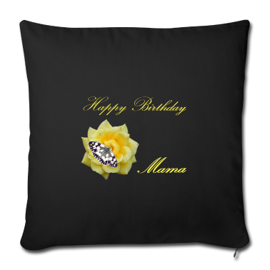 geburtstagsgeschenke mama Kissenbezug - Geburtstagsgeschenk für die Mama mit Blumen Design