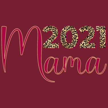 Motiv 2021 MAMA WERDEN SCHWANGERSCHAFT LEOPARDENMUSTER