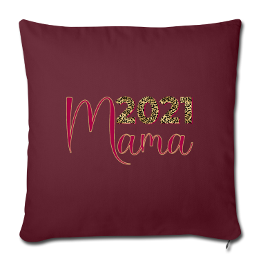 geburtstagsgeschenke mama Kissenbezug - 2021 MAMA WERDEN SCHWANGERSCHAFT LEOPARDENMUSTER