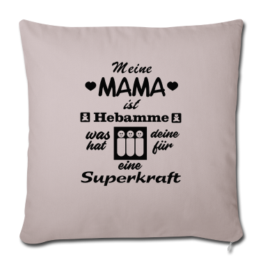 geburtstagsgeschenke mama Kissenbezug - meine MAMA ist HEBAMME