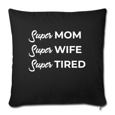 geburtstagsgeschenke mama Kissenbezug - Super Mom