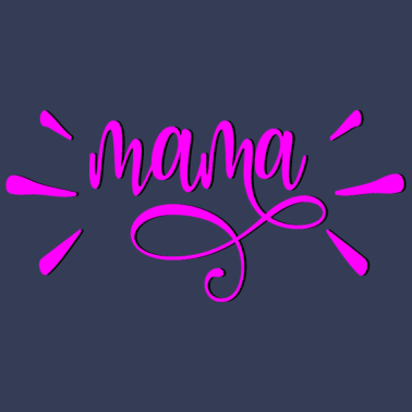 Motiv Schriftzug Mama PINK ROSA MUTTER GESCHENK IDEEN