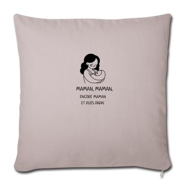 geburtstagsgeschenke mama Kissenbezug - T-Shirt Mama, Mama, immer noch Mama und dann Papa