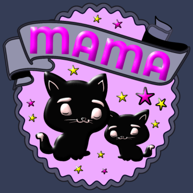 Motiv Muttertag MUTTER und TOCHTER Katzen Geschenk