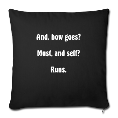 geburtstagsgeschenke mama Kissenbezug - And, how goes? Must, and self? Runs T-Shirt lustig