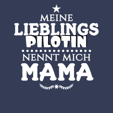 Motiv Pilotin Tochter Flugzeug Mama Muttertag Geschenk