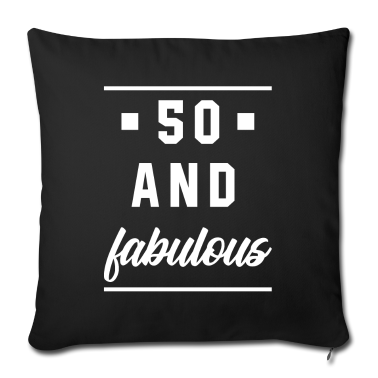 geburtstagsgeschenke mama Kissenbezug - 50 und fabelhaft - Geburtstagsgeschenk