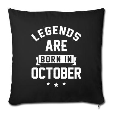 geburtstagsgeschenke mama Kissenbezug - Legenden werden im Oktober geboren - Geburtstagsgeschenk