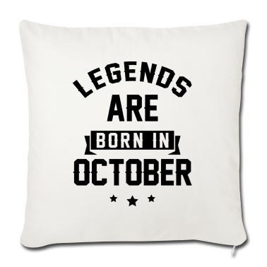 geburtstagsgeschenke mama Kissenbezug - Legenden werden im Oktober geboren - Geburtstagsgeschenk