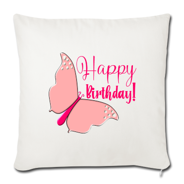 geburtstagsgeschenke mama Kissenbezug - Happy Birthday Butterfly Schmetterling Geburtstag