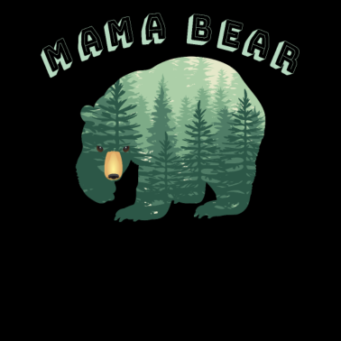 Motiv Wald Mama Bär für Mama Mama Mutter