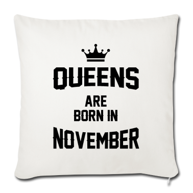 geburtstagsgeschenke mama Kissenbezug - Königinnen werden im November geboren - Geburtstagsgeschenk