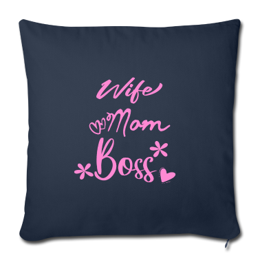 geburtstagsgeschenke mama Kissenbezug - wife mom boss Geschenk Muttertag Beste Mama Spruch