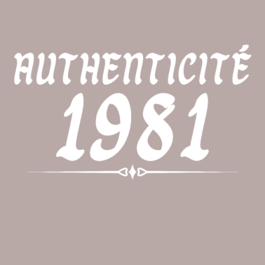 Motiv Authentizität 1981 Idee Geburtstagsgeschenk Humor