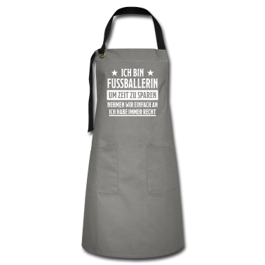 Geburtstagsgeschenke Mama Schürze - Fußballerin Lustiger Spruch Fußball Tor Geschenk