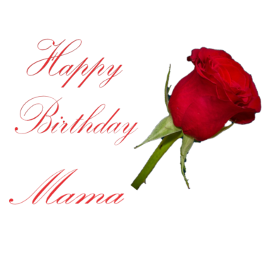 Motiv Geburtstagsgeschenk für die Mama mit Blumen Design
