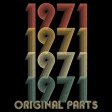 Motiv Vintage 1971 50. Geburtstagsgeschenk für Papa Mama