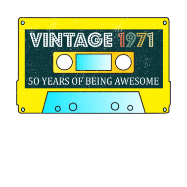 Motiv Vintage 1971 50. Geburtstagsgeschenk für Papa Mama