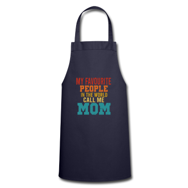 Geburtstagsgeschenke Mama Schürze - MEINE LIEBLINGSMENSCHEN NENNEN MICH MAMA