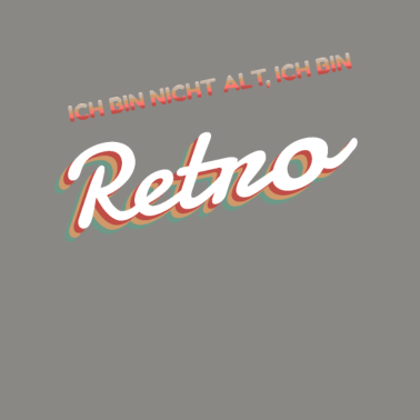 Motiv Ich bin Retro Geburtstagsgeschenk