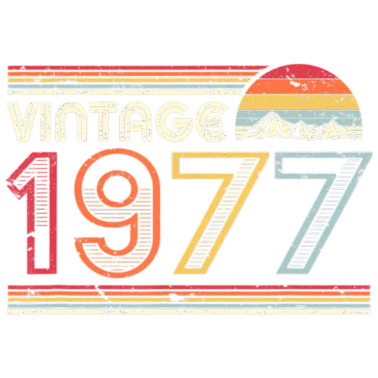Motiv 1977 Vintage Geburtstagsgeschenk