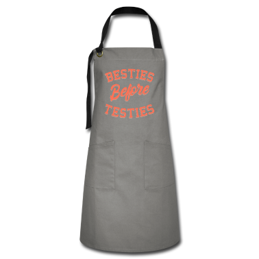 Geburtstagsgeschenke Mama Schürze - Besties before Testies Beste Freundin Freundschaft