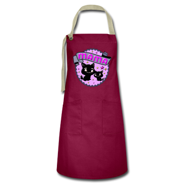 Geburtstagsgeschenke Mama Schürze - Muttertag MUTTER und TOCHTER Katzen Geschenk
