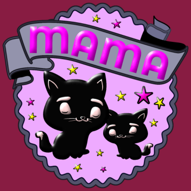 Motiv Muttertag MUTTER und TOCHTER Katzen Geschenk