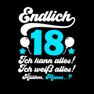 Motiv 18 Jahre Geburtstagsgeschenk Geschenkidee