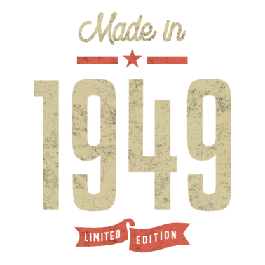 Motiv Made In 1949 Geburtstagsgeschenk