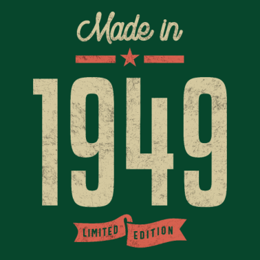 Motiv Made In 1949 Geburtstagsgeschenk