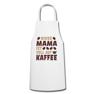 Geburtstagsgeschenke Mama Schürze - Kaffe Spruch lustig Geschenkidee Mama Cappuccino