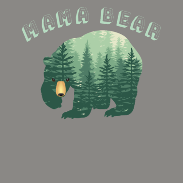 Motiv Wald Mama Bär für Mama Mama Mutter