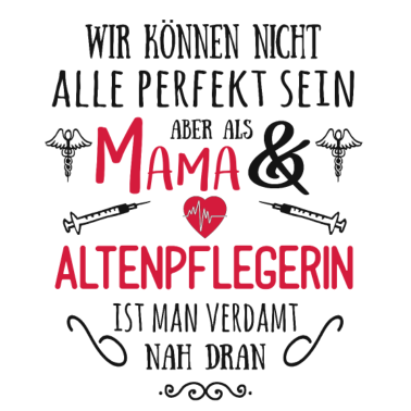 Motiv Mama und Altenpflegerin